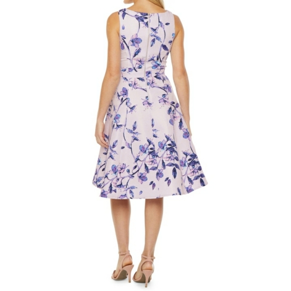 Nwt Danny Nicole Lavender Fit Flare 